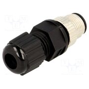 M12A-04BMMA-SL8001 Connector: M12; plug; PIN: 4; male; 250V; straight; IP67,IP68; 4A pyMkKGEFzfAHiNmuRSl-LVUKxednC0I87YPR20LAXe8