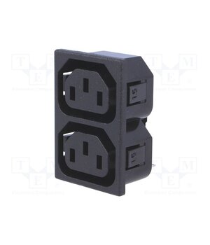 0909.0001 Connector: AC supply; splitter; 10A; 250VAC; C13 (F); IEC 60320 dgTxxfu8UeNJYL8A31953LWgo71b4LSw1k675wLljPk