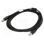 CA-USBA-11CC-0030-BK Cable; USB 2.0; USB A plug,USB B plug; gold-plated; 3m; black TR2LyoaVLQlPNjEk2rqlTcBczLDQmS3sVkekmRL7jpg