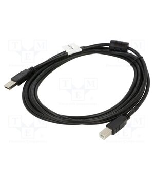 CA-USBA-11CC-0030-BK Cable; USB 2.0; USB A plug,USB B plug; gold-plated; 3m; black TR2LyoaVLQlPNjEk2rqlTcBczLDQmS3sVkekmRL7jpg