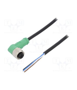 SAC-4P-10,0-PVC/M12FR Cable: for sensors/automation; M12; PIN: 4; angled; 10m; plug; 4A vSquUBHSUR901DhWnQgY4idNmoljIZMFfmNJedx5wwU