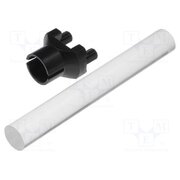 1216.1005 Fiber for LED; Ø5mm; L: 45mm; round; Front: flat 7O6NpEtgKixVqzgaliagkc9XScW3QrkpcJ_NLAEYmxQ