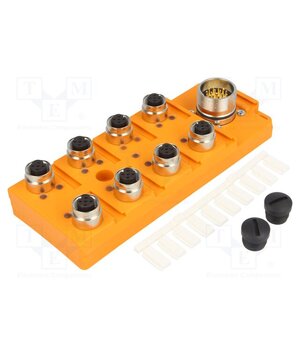 ASBSV 8/LED 5 Distribution box; M12; PIN: 5; socket; 60VDC; 4A; ASBSV; IP67; IN: 8 jSxqAvN596AhEROlDhcAtSv-Ff7lE34jsVbm1KSDXzc
