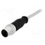 21348400383005 Connector: M12; plug; male; PIN: 3; straight; cables; 0.5m unnB44J3zzw74evC5fuFxS5MT0osmqXAoGye5MlBsos