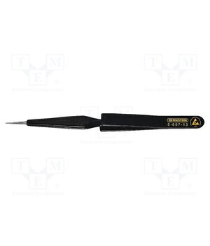 5-057-13 Tweezers; Blade tip shape: sharp; Tweezers len: 120mm; ESD UdPNdg5ysLCXsnS-_zy6eJ-4XtoqimV-gz7rGJ5I1xM