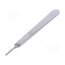 3 Scalpel holder; 125mm Pcra4WFcVs6mPw5C7S5WUhZ1VFPqTiJ0coXYqE4Nh7A