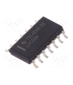 SN74LVC06AD IC: digital; buffer,inverting,line driver; Ch: 6; SMD; SO14; 74LVC AYfkRGx1AChU7PWQLoX6PsJzp-kc0Av2AW2cEz1h30E