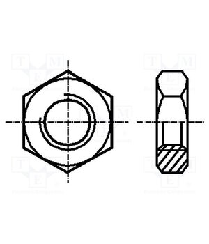 3646068 Nut; hexagonal; M1,6; 0.35; acid resistant steel A4; BN 631 0eh-Z5FR1hi1NOfxMAdpHrUfwLWSgaY1a0gKcrXpAbI
