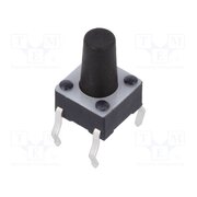 TL1105BF160Q Microswitch TACT; SPST-NO; Pos: 2; 0.05A/12VDC; THT; 1.57N; 6x6x4mm qK1rLHOAJgW3jWSezgFeqXvR8ivpDd5bkRzdrIk2HmU