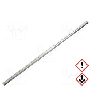 B21MAC-05CUA-00116 Tin; lead-based; 165÷185g; 183÷190°C; Sn60Pb40; stick; 9x4mm T6iTmvwWfix6iMTGJBpVdMa6r8Q0sJoZ9UGwO0JC3UE