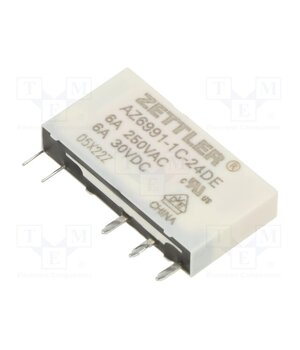 AZ6991-1C-24DE Relay: electromagnetic; SPDT; Ucoil: 24VDC; 8A; 8A/277VAC; 6A/30VDC hvPTFEUKGgN7JJZsJt-Azywk-C0OsTyuqyhEB1zQnKA