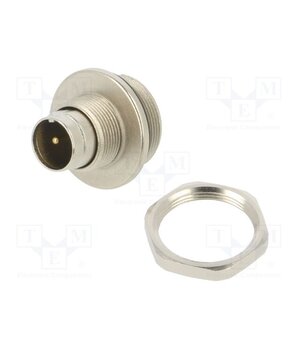 09 0403 00 02 Connector: M9; socket; male; Plating: gold-plated; 125V; 4A; IP67 cwiwAMBlNwOVX8xw44bbk_Xwe0rvVjCisCymfhZyWdQ