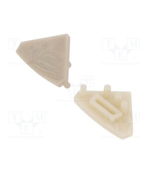 PA-ZASGLAXNKKT-90 Cap for LED profiles; champagne; 10pcs. JM_rJ-9-sc1gZIZ7J3ybnNeLWm8a6MODGngD3dHRAdY