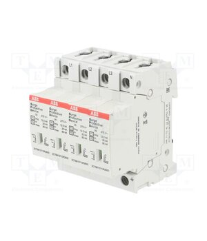 OVR T1-T2 4L 12.5-275S P QS Surge arrester; Type 1+2; Poles: 4; In 8/20us: 80kA; -40÷80°C; IP20 L1lhRWDfUiKsrEnEjYZQcV0UgTtYoY_HEzXK5Kq-Zo8