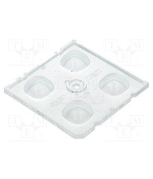 C13499_STRADA-2X2-CY LED lens; square; transparent; H: 7.85mm; Body dim: 50x50mm R6Nb575YJz1p5-3a7qVI1NY-o7FTSFnxTC0glJIDERw