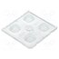 C13499_STRADA-2X2-CY LED lens; square; transparent; H: 7.85mm; Body dim: 50x50mm R6Nb575YJz1p5-3a7qVI1NY-o7FTSFnxTC0glJIDERw