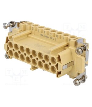 JNEF 16 Connector: HDC; female; JEI; PIN: 16; 16A; 500V; 16+PE; size 77.27 YMS6MJsg39uYcBn_1SXtFRWkJ97_ZXU3PM366Ewo_V0