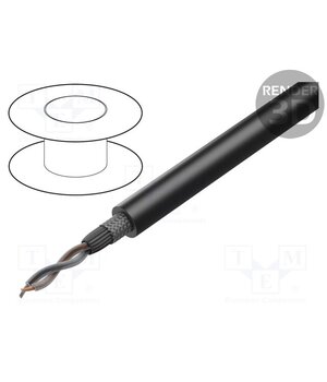 TSK1028 Wire: microphone cable; 2x0.35mm2; black; tinned,OFC; -15÷70°C itKcnmX2u-g2YswsJ8iz6fIhVpW_gqJQmuBehHuDZJM