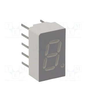 HDSP-A103 Display: LED; 7-segment; 7.62mm; 0.3"; No.char: 1; red; 0.315÷0.6mcd 78FtoWRrYclmZYoxqTHmoYUp3OFzD2NLTIml8i--ATM
