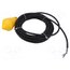 ERH-01-18/L=10M Sensor: liquid level; max.85°C; OUT: NO + NC; cables; IP68; 250VAC MVldfHflN3eHolSwQEUyEI2o-DQ0AlmZdkVp8w3XVpU