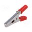 CRCL11-R Crocodile clip; 60VDC; red; Grip capac: max.15mm; Socket size: 4mm 9J1DEqJ5vuGB_-hpou9-OnV66-zY9p0YsQV4a9ixp_0