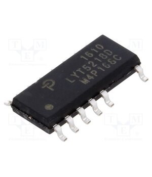 LYT5218D IC: PMIC; AC/DC switcher,LED driver; 90÷308V; Ubr: 650V; SO16B m49KqgGkhYhRp61x5QBh_aT9I_PrcAOdU7t-oajryWo