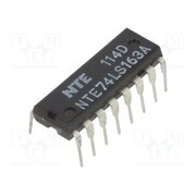 NTE74LS163A IC: digital; 4bit,binary counter,synchronous; TTL; THT; DIP16 15B7GWk-ad6d60x1QRiGNYLaF2E0Ujb4DUgZF4mK5IY
