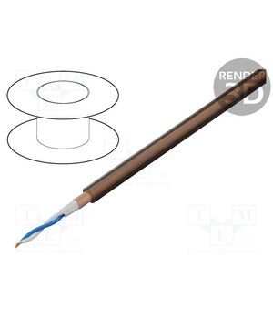 T32 BROWN Wire: microphone cable; 2x0.22mm2; brown; OFC; -15÷70°C Tsd5XnpHSokUsUOIdjJ6PxfX6hBug8CXJfWBL85ti20