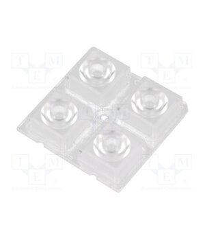 C13233_HB-2X2-M LED lens; square; transparent; 25÷32°; H: 8.5mm; Body dim: 50x50mm hNTUGmMyRIDT_IzTcwZoVFnQjtzoKGZJIp3yoMSXv34