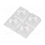 C13233_HB-2X2-M LED lens; square; transparent; 25÷32°; H: 8.5mm; Body dim: 50x50mm hNTUGmMyRIDT_IzTcwZoVFnQjtzoKGZJIp3yoMSXv34