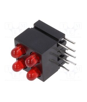 1801.2220 LED; in housing; 2.8mm; No.of diodes: 4; red; 20mA; 60°; 1.2÷4mcd -UHEXr4tyTWYtLFyt7PTX69GYrmBPP8fVqYs6KIotvc