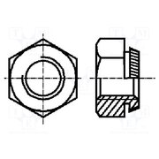1098438 Nut; hexagonal; M2; steel; Plating: zinc; H: 3mm; 5.5mm; BN 201 t5I2sJnv6xYyDq4dQlpbx_uqTkARbZc5auZVyV5N7Pk