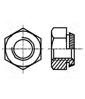 1098438 Nut; hexagonal; M2; steel; Plating: zinc; H: 3mm; 5.5mm; BN 201 t5I2sJnv6xYyDq4dQlpbx_uqTkARbZc5auZVyV5N7Pk