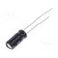 EEUEB1J100SH Capacitor: electrolytic; THT; 10uF; 63VDC; Ø5x11mm; Pitch: 2.5mm oiHCt_rFZAXkDe0NZcJotk8PCgngBvPwMSPQZTo-XFE