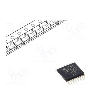74HC4051PW-Q100,118 IC: digital; multiplexer; IN: 8; CMOS; SMD; TSSOP16; 2÷10VDC; HC p_PIGofXnM9PvCl6Z1-eAGdDlfMdnqP714SB6ibjc9Y