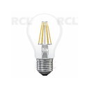 LED bulb Filament A60 A++ 6W E27 warm white