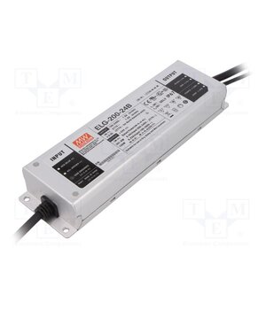 ELG-200-24B Power supply: switching; LED; 200W; 24VDC; 8.4A; 100÷305VAC; IP67 bXzOSTnVqOifX-ybzIUyqqh4gbqK6FONA_Byz1Uwa7A