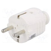 08266 Connector: AC supply; male; plug; 2P+PE; 230VAC; 16A; white; PIN: 3 -u0IDHqm783Os4BeTrfvDrrPlmb-VDafFi0pgrmNXSE