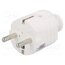 08266 Connector: AC supply; male; plug; 2P+PE; 230VAC; 16A; white; PIN: 3 -u0IDHqm783Os4BeTrfvDrrPlmb-VDafFi0pgrmNXSE