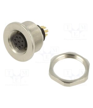 09 0428 00 08 Connector: M9; socket; female; Plating: gold-plated; 125V; 1A; IP67 O3xwx6ePNUNKUEUU8L4qn4NcUa7b86QDUh3m28XD4U4