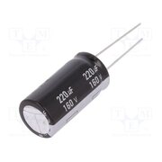 EEUEB2C221 Capacitor: electrolytic; THT; 220uF; 160VDC; Ø16x31.5mm; ±20%; EB pJfCXwHt1Tf8R82YK6_HuQInJm5xmq3ONSj35a9R_LY