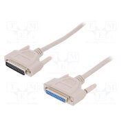 AK-610201-100-E Cable; D-Sub 25pin socket,D-Sub 25pin plug; 10m; beige; Core: Cu Gj_iQINo4CqHs2Af3x9Sjt8iZSXsAtV7VsP0rVGoUgA