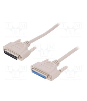 AK-610201-100-E Cable; D-Sub 25pin socket,D-Sub 25pin plug; 10m; beige; Core: Cu Gj_iQINo4CqHs2Af3x9Sjt8iZSXsAtV7VsP0rVGoUgA