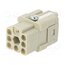 C14610B00750012 Connector: HDC; contact insert; female; 400V; PIN: 8; 7+PE; size A3 TNpn2zfeIY7peiU8jj-XxHV9pZ3HuUARP2W-50YCZw8