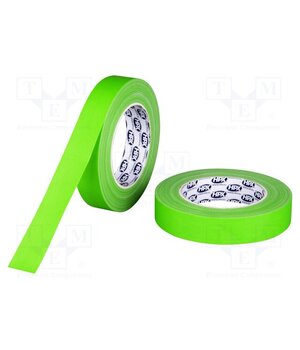 FG2525 Tape: duct; W: 25mm; L: 25m; Thk: 0.3mm; fluorescent-green; max.60°C 094WESDE4_PzvpUxp7oww_ccfUHTLClr1fCftAa4B-I