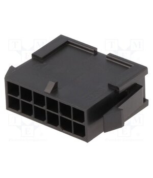 43020-1200 Connector: wire-wire; plug; male; PIN: 12; Micro-Fit 3.0; 3mm; 2x6 VLE-Y1KMQY7bGEm-EvN8XwPMTpyfMbS-59pm5eYezmE