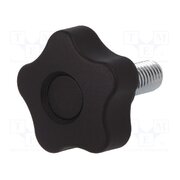 VCT.40 P-M10X20-C9 Knob; Ø: 40mm; Ext.thread: M10; 20mm; H: 23mm; technopolymer PP sUrPR6JgkLy_TVgOk4x_NpLLUpXzl8nVgLwZbOGZAMQ