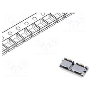 ZX360D-B-10P(30) Connector: USB B micro; ZX360; PIN: 10; USB 2.0 JTPLpxLRay4JrT1orkNqhBmJprxK7q0C6BSdZWzPODM