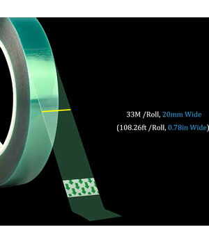 Maskēšana – aizsargājoša PET lenta, līme, 20 mm, 33 m, 150–180 °C

 IZK20Z.jpg