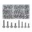 Set of self-tapping drill screw, hexagonal head, stainless steel, 410 series,  200pcs ITR1220+1.jpg